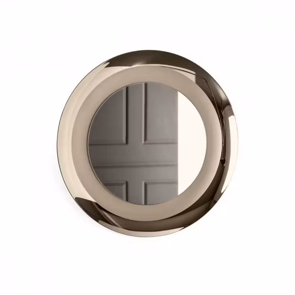 Oglinda rotunda Surface Glass Bronze