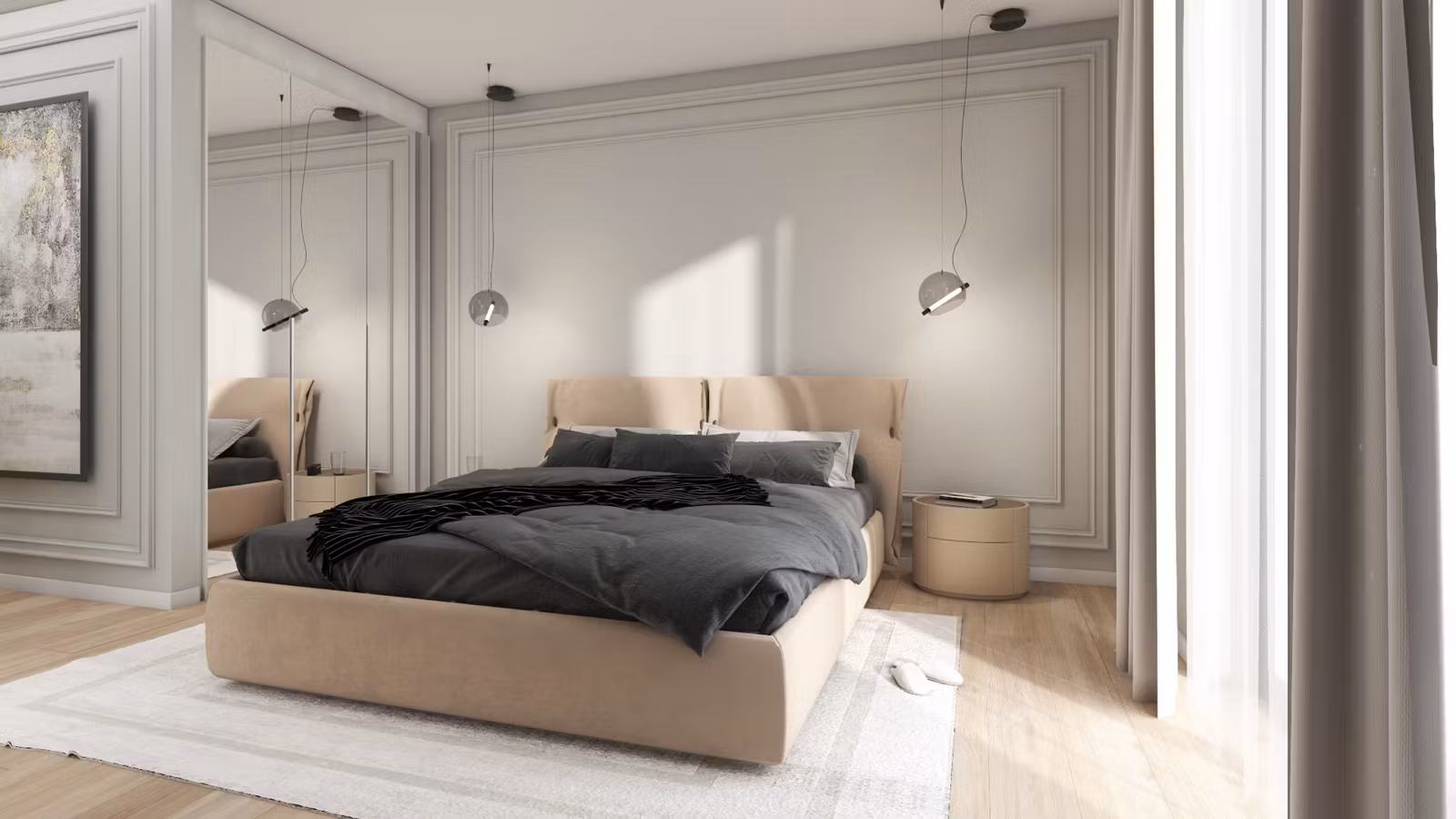 Pat Eden Advance textil Beige 160x200
