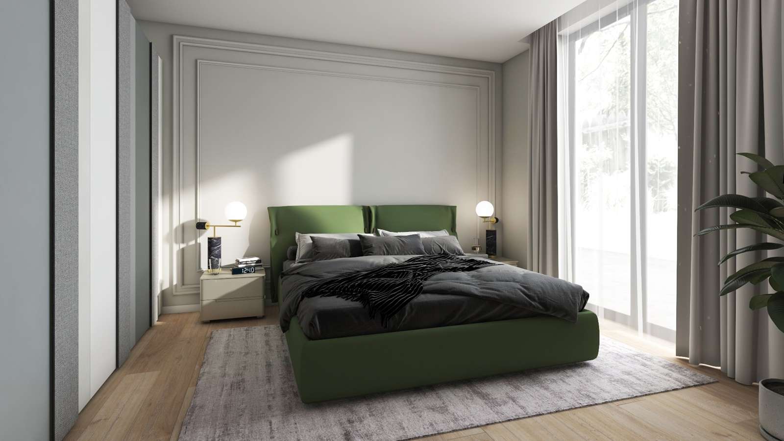 Pat Eden Advance textil Mario Green 180x200