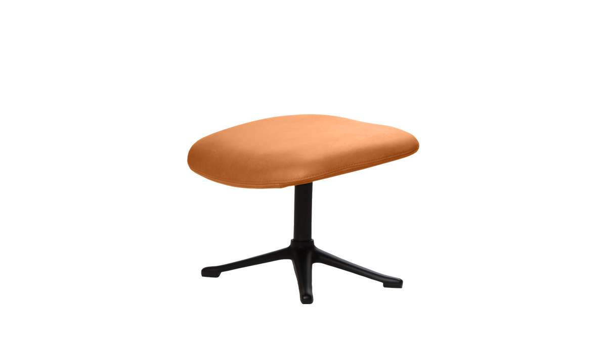 Pouf Stilo piele Savoy Cognac Brown