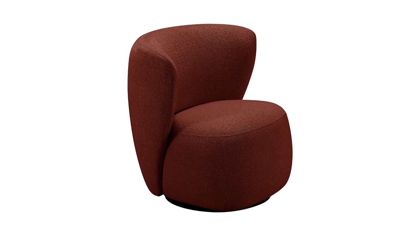 Fotoliu rotativ Faraday textil Rosu
