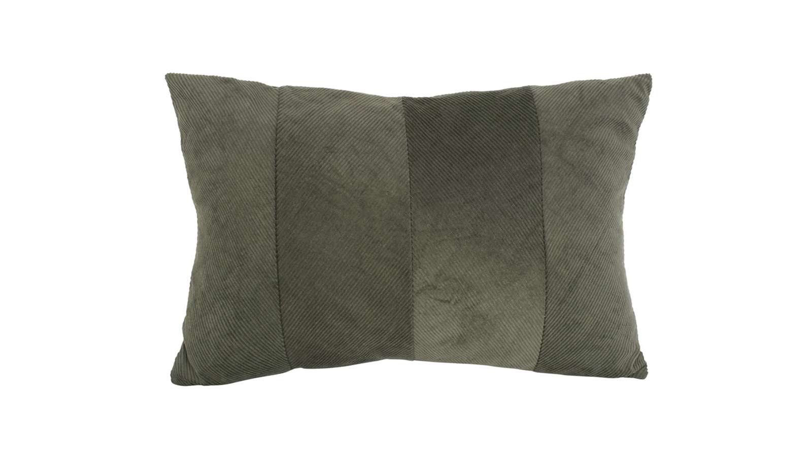 Perna Decorativa Ribbed Velvet Moss Green 40x60