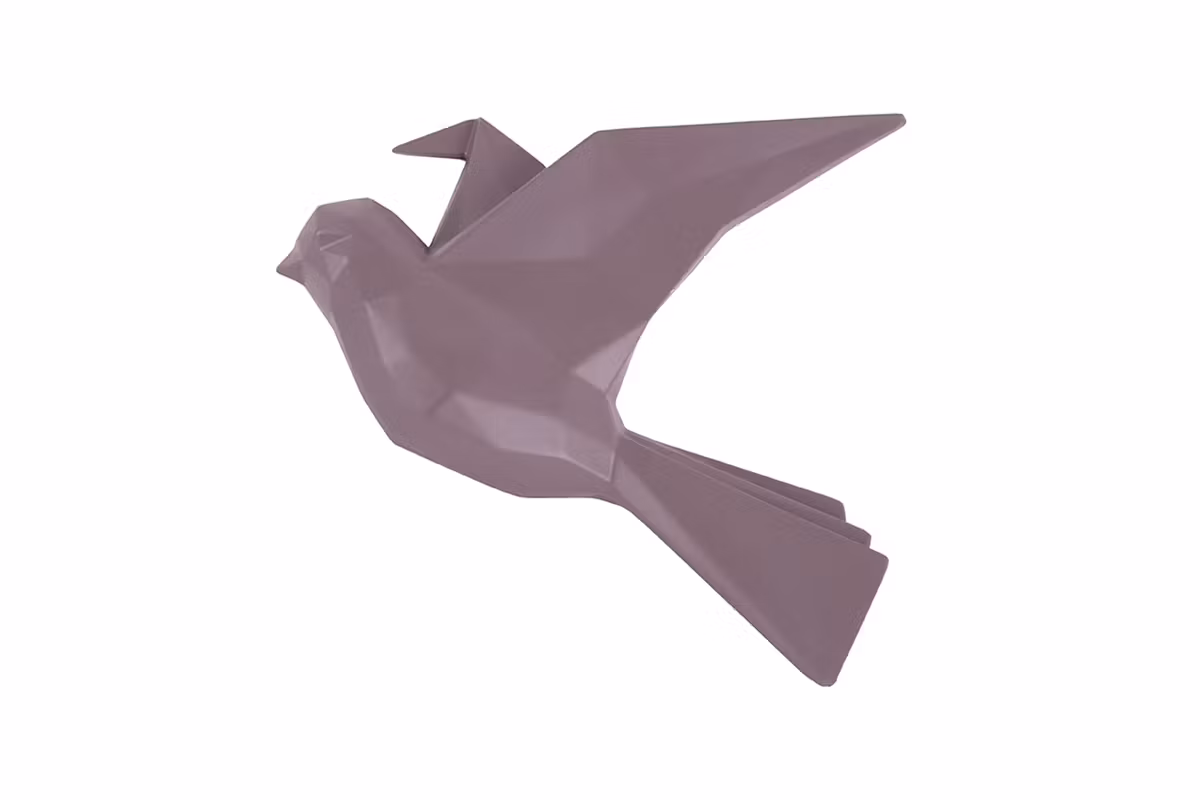 Cuier Origami Bird Large Dark Purple