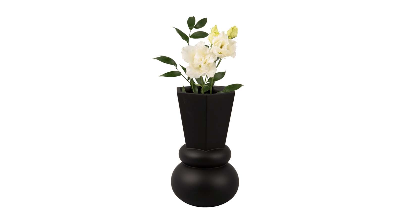 Vaza Geo Crown Black