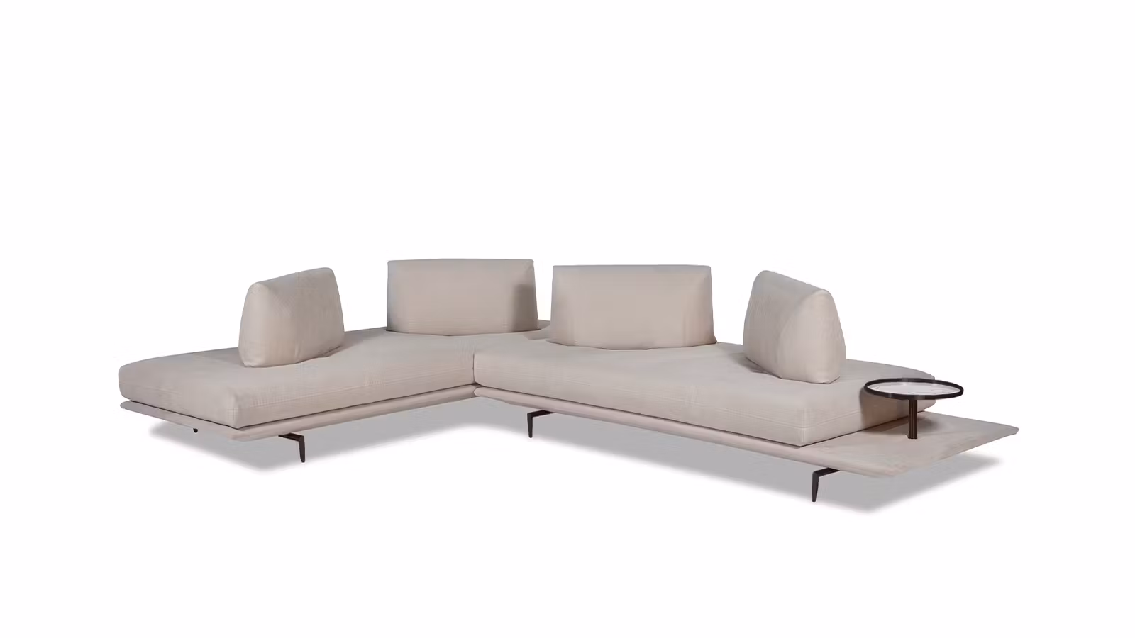 Canapea de colt Gianduiotto Jr Ginevra Cream