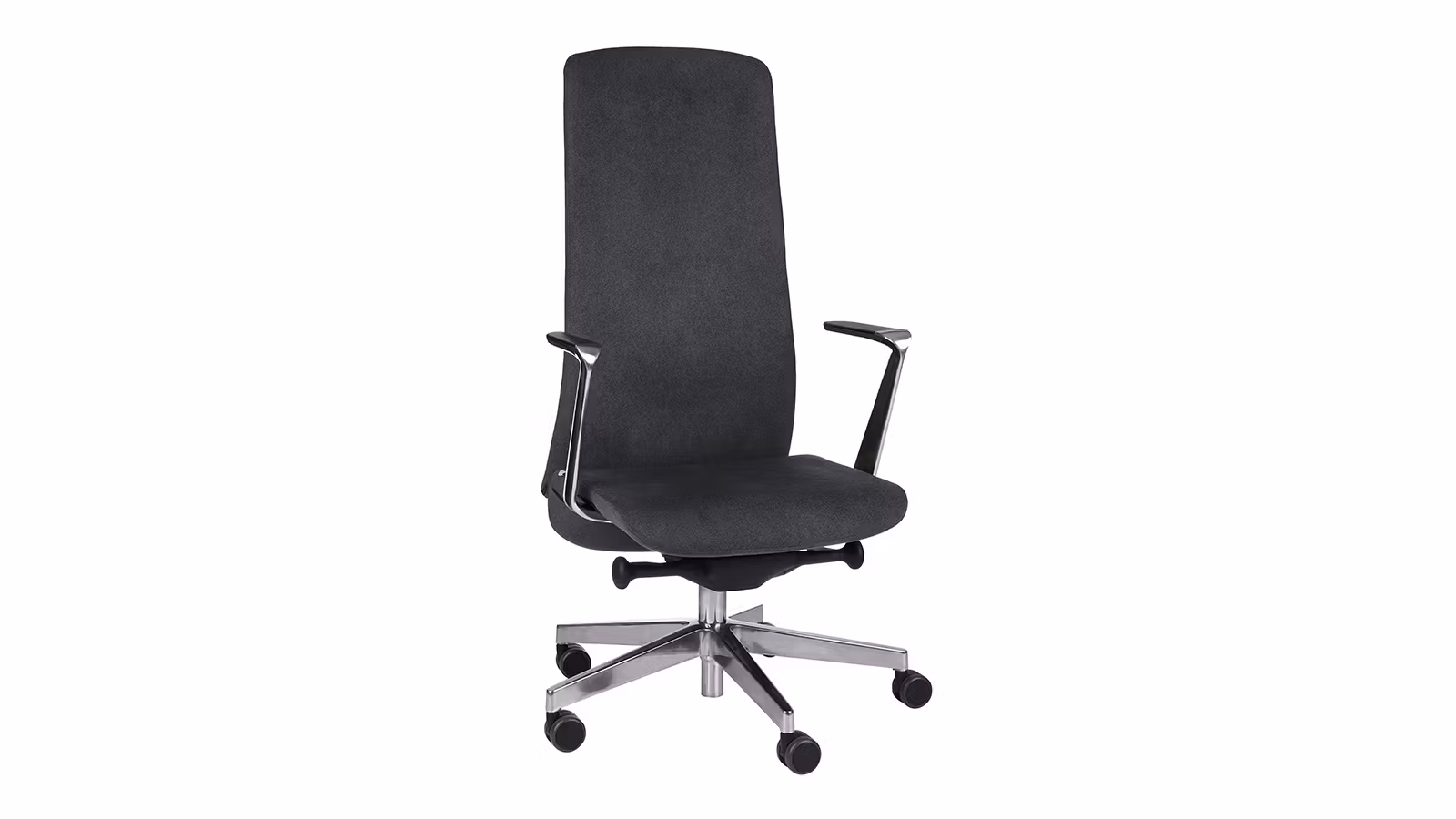Scaun de birou Smart AL1 Chrome Strong Antracit