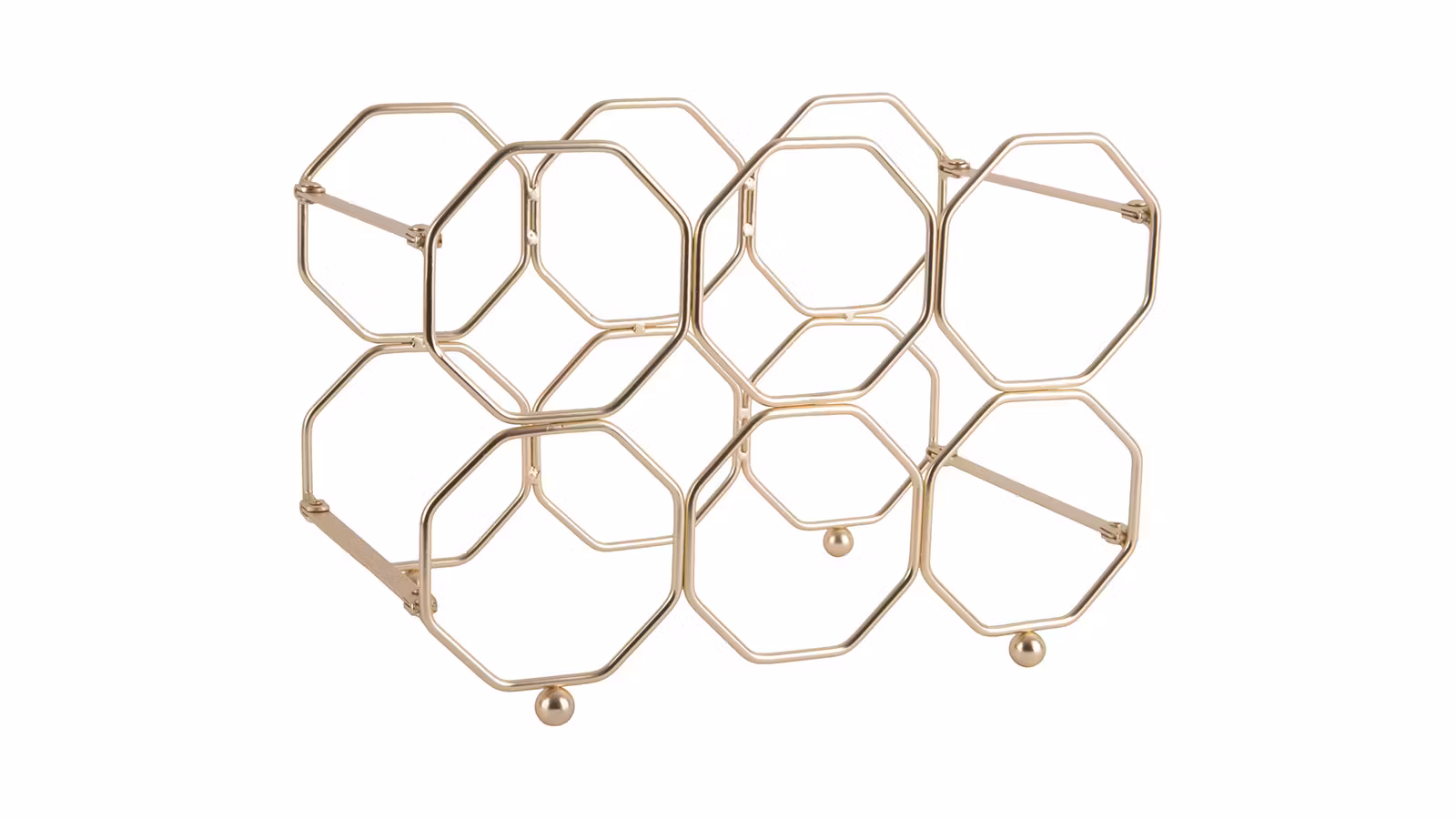 Suport Pentru Sticle Honeycomb Gold