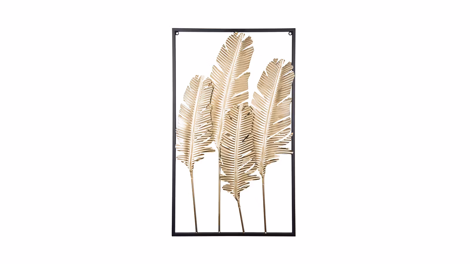 Decoratiune De Perete Feathers Gold