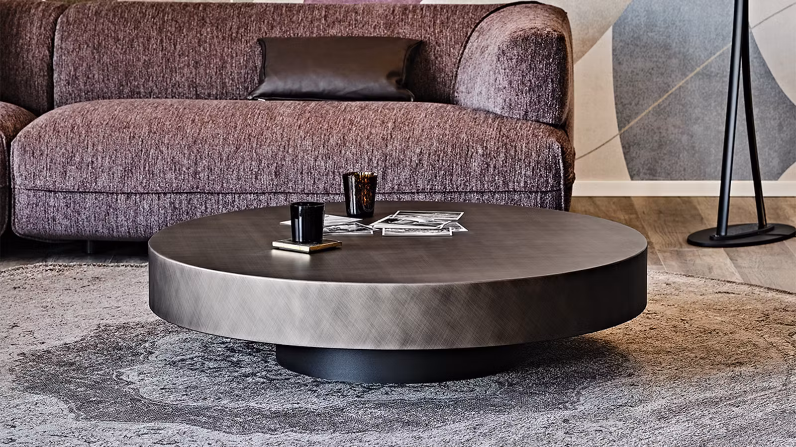 Masuta de cafea Arena Grey 120 cm