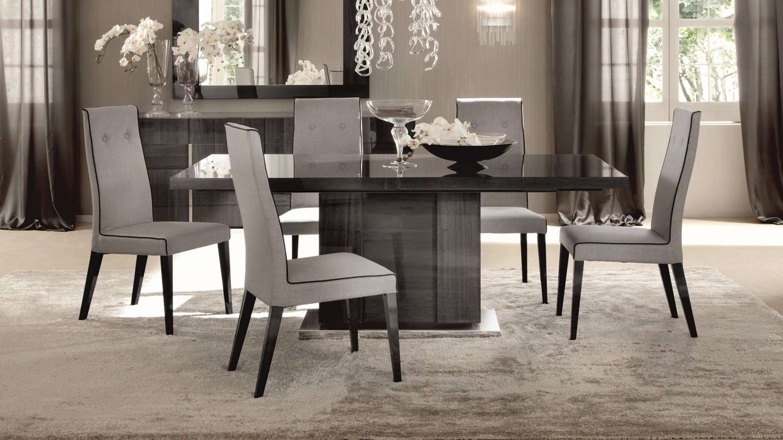 Set 2 scaune Montecarlo Grey 50x103.5
