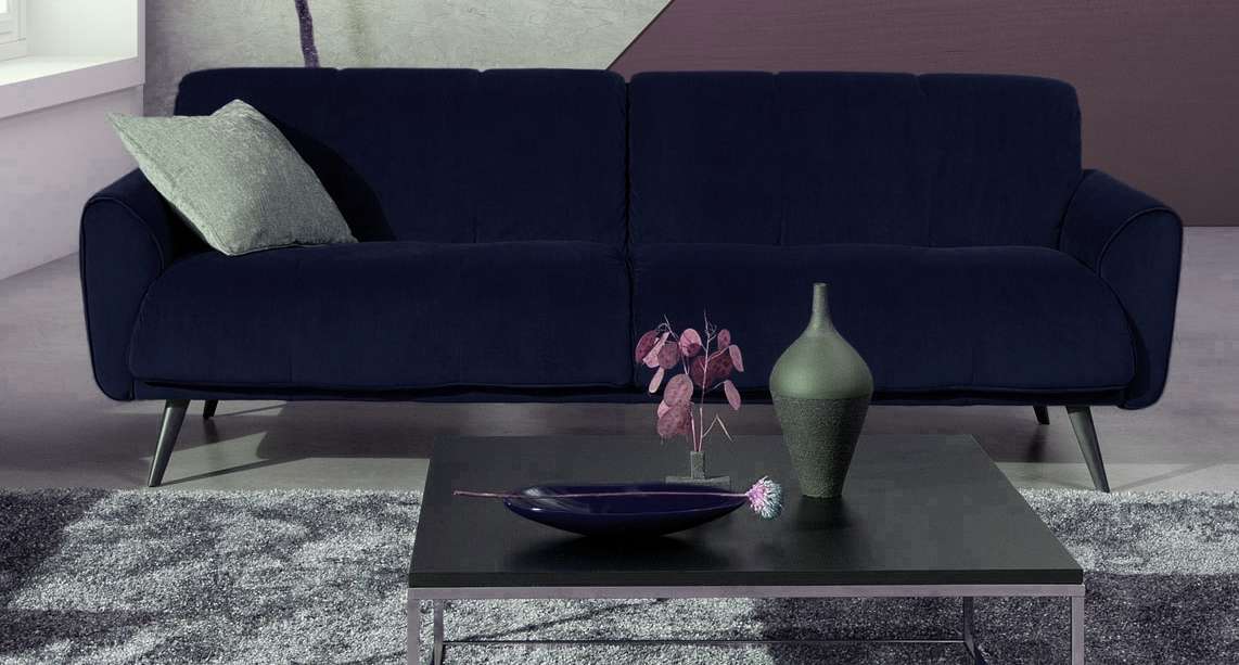 Canapea liniara Talento 3 locuri Brezza Navy Blue