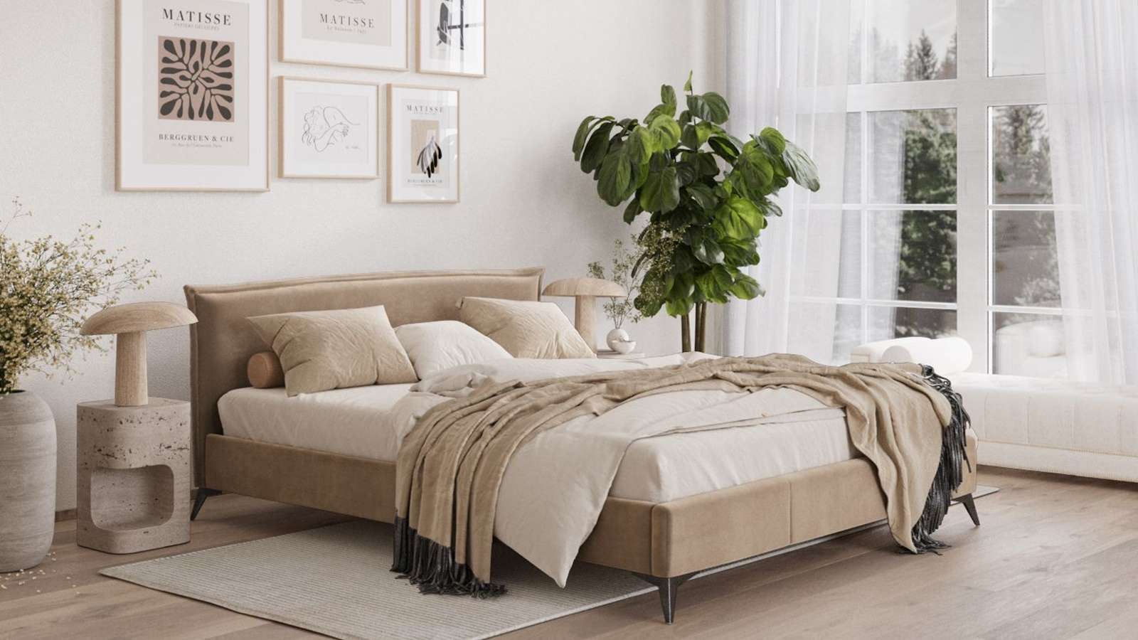 Pat Bali Velvet Riviera Beige 200x200