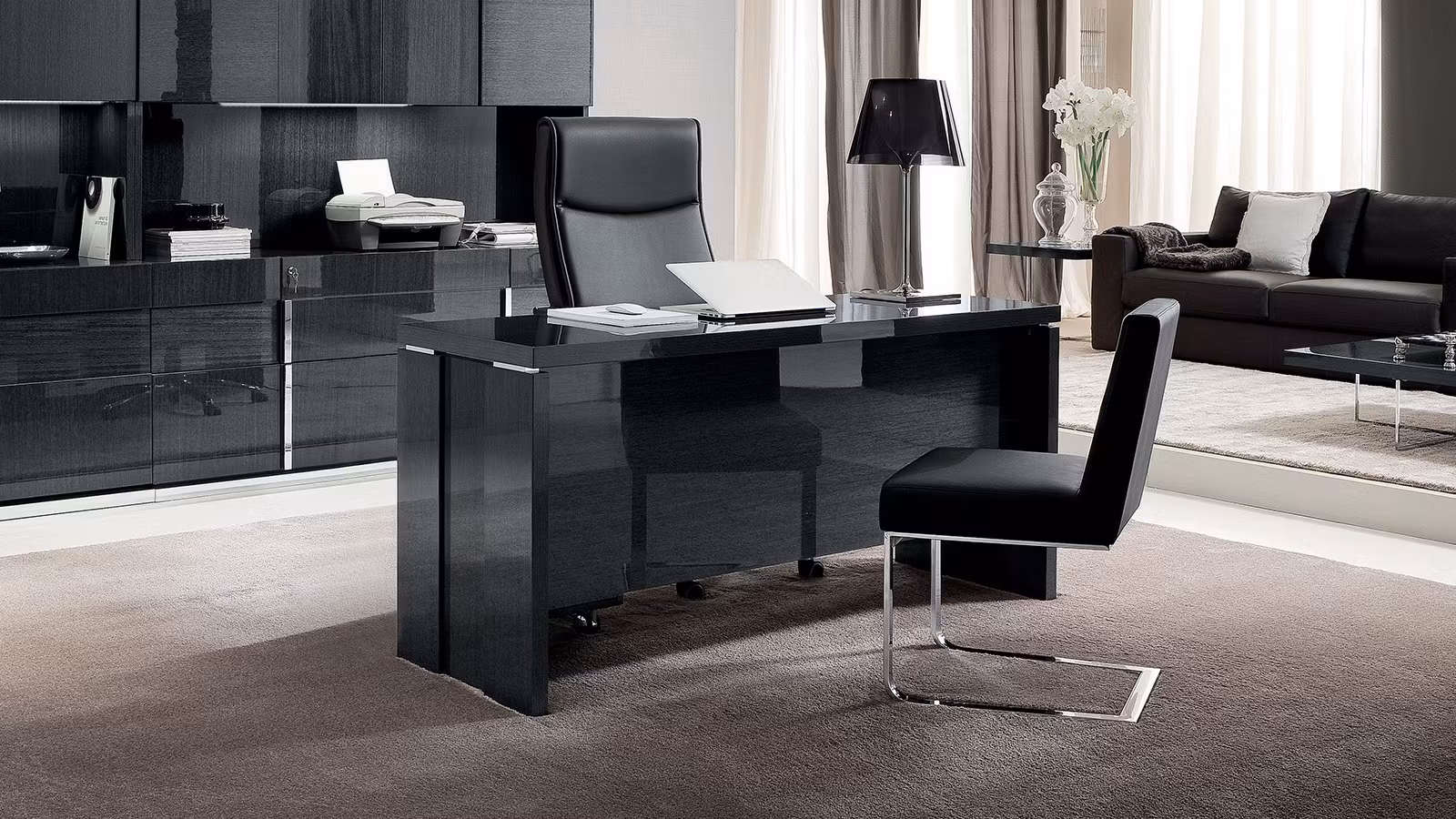 Birou Montecarlo 120 cm High Glass