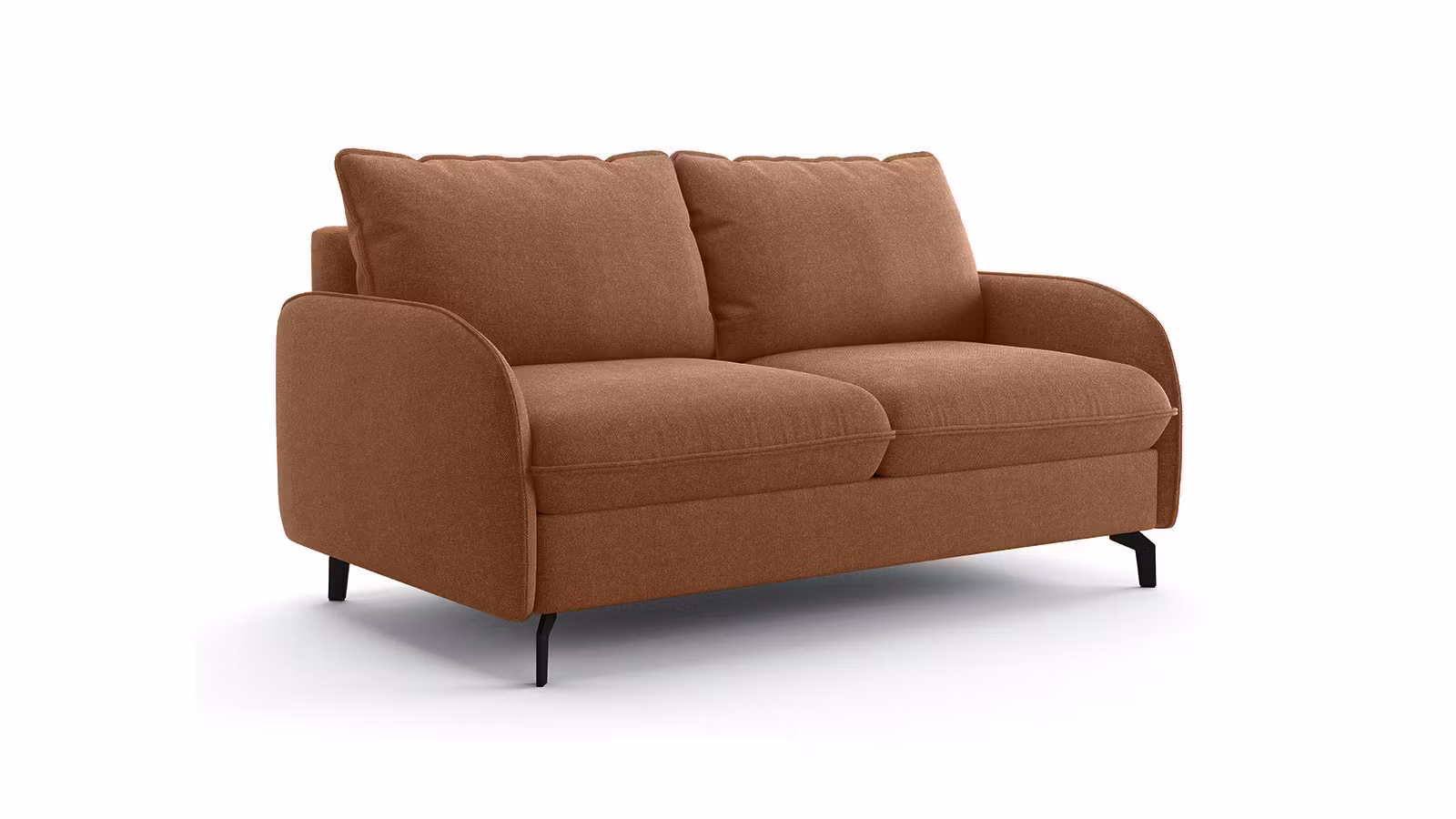 Canapea extensibila 3 locuri Bubble textil Storm Arancione