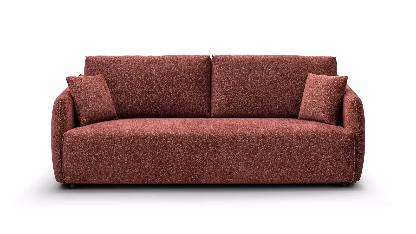 Canapea extensibila 3 locuri Colin textil Raven Wine