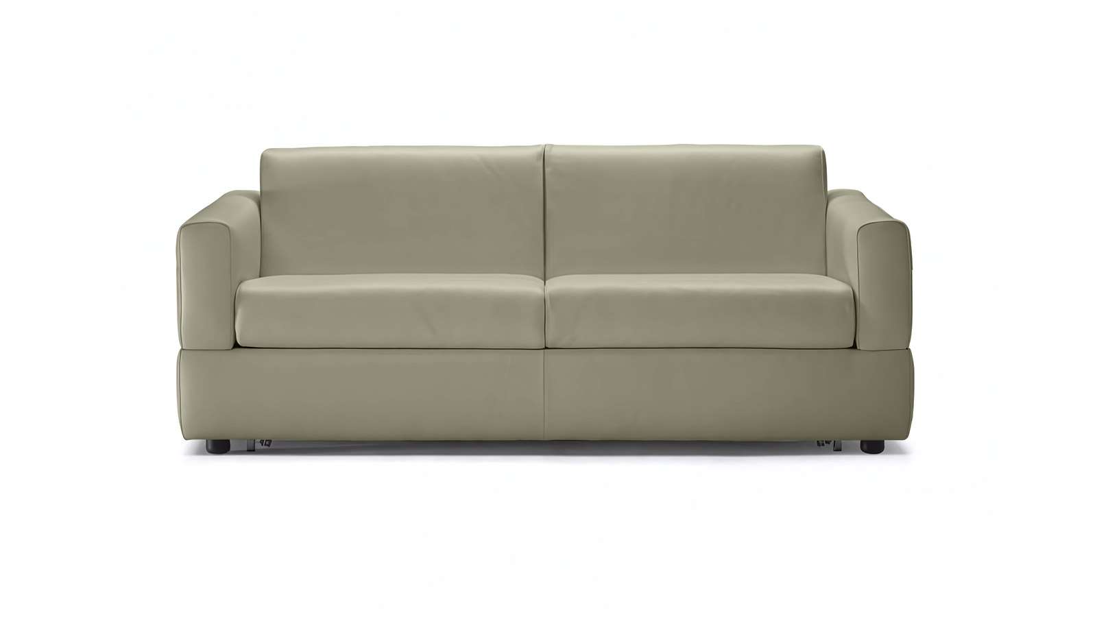 Canapea extensibila 3 locuri Tranquillo piele Denver Light Grey