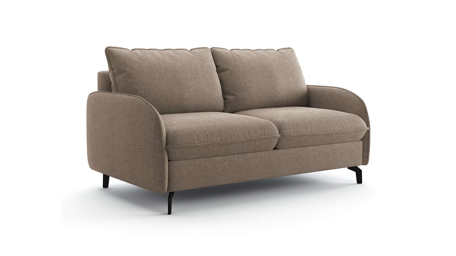 Canapea extensibila 3 locuri Bubble textil Storm Beige