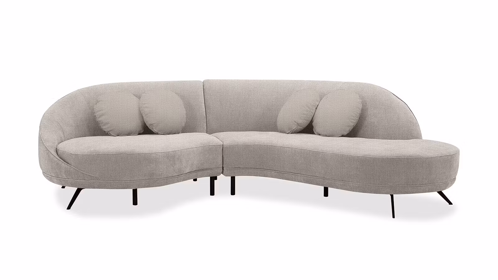 Canapea Graziosa textil Champagne, dreapta