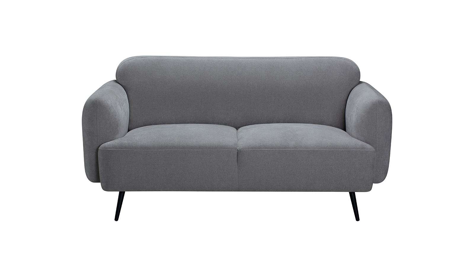 Canapea liniara 2 locuri Kate textil Sutton Grey