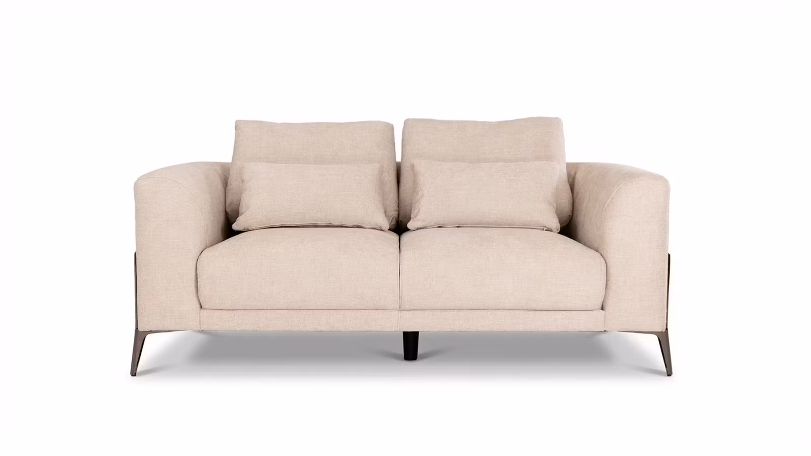 Canapea liniara 2 locuri Selene textil Clarkson Sand