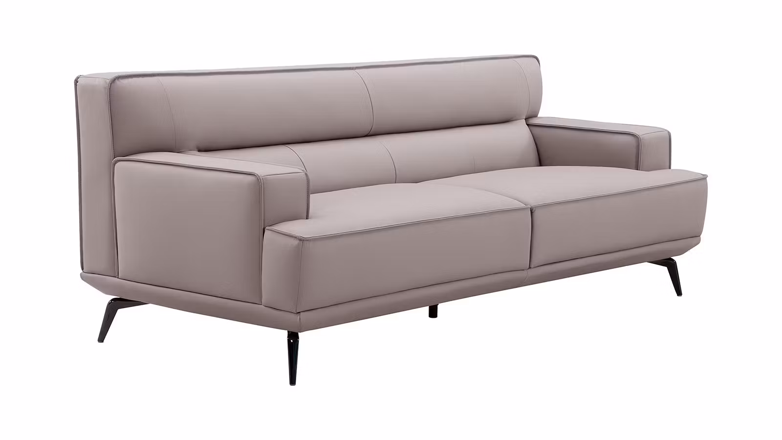 Canapea liniara 3 locuri Juliet piele + piele ecologica Taupe