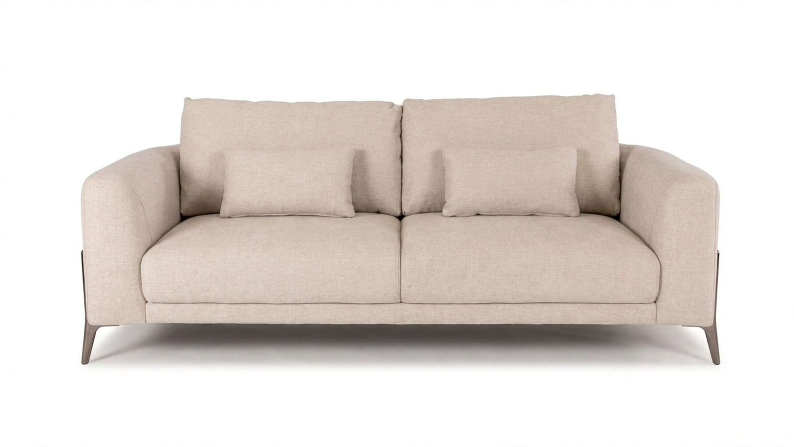 Canapea liniara 3 locuri Selene textil Clarkson Sand