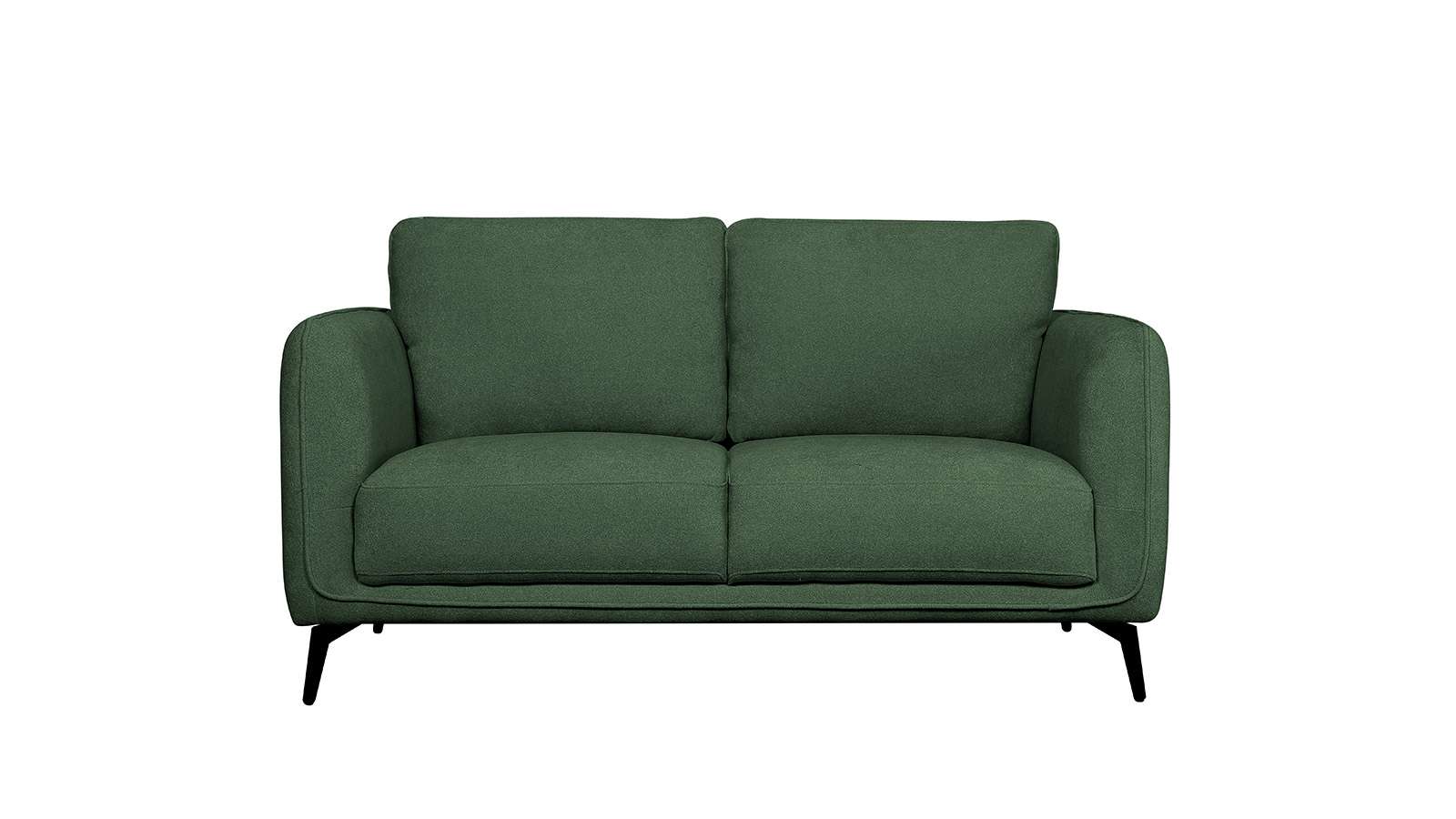 Canapea Palermo 2 locuri textil Bouclee Green