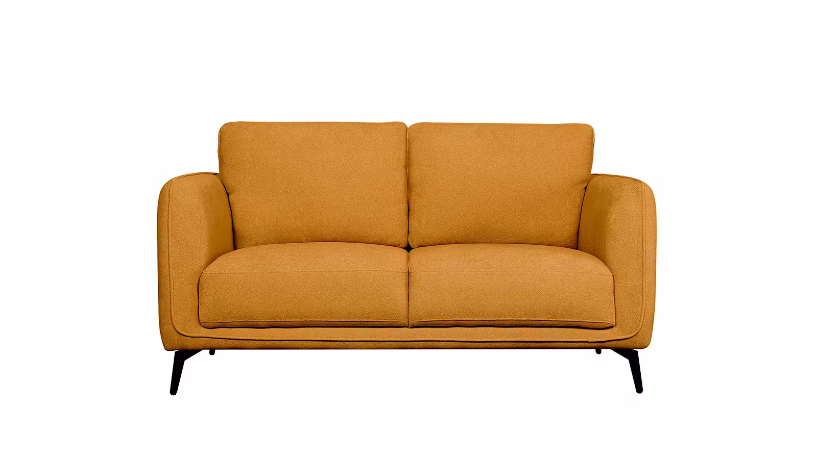 Canapea Palermo 2 locuri textil Bouclee Mustard