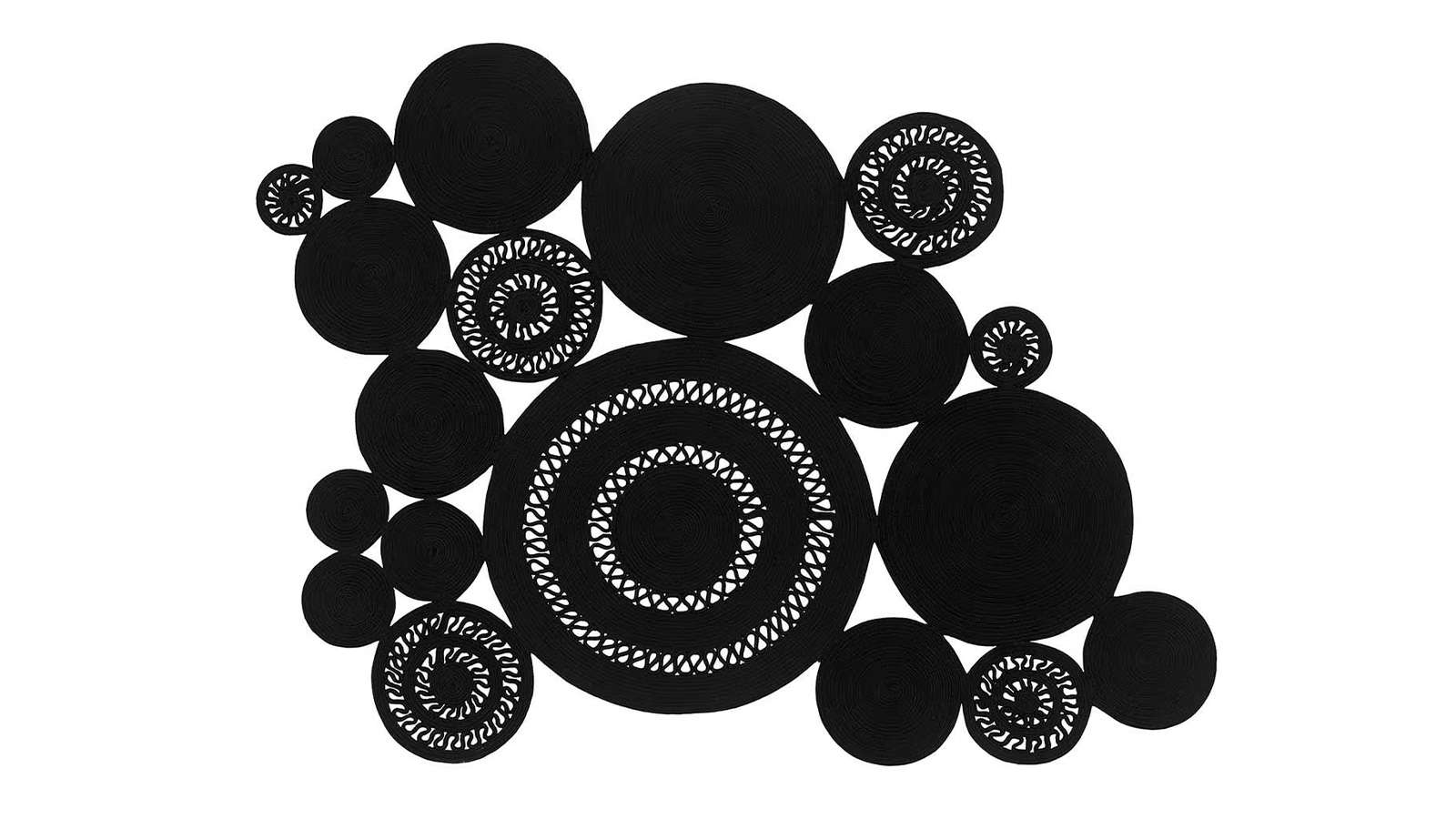 Covor Alyssa Patchwork Black 160x230