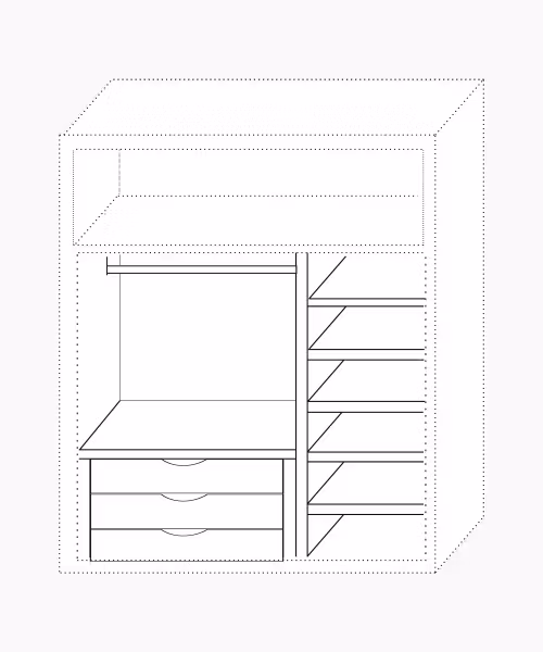 compartimentare dressing