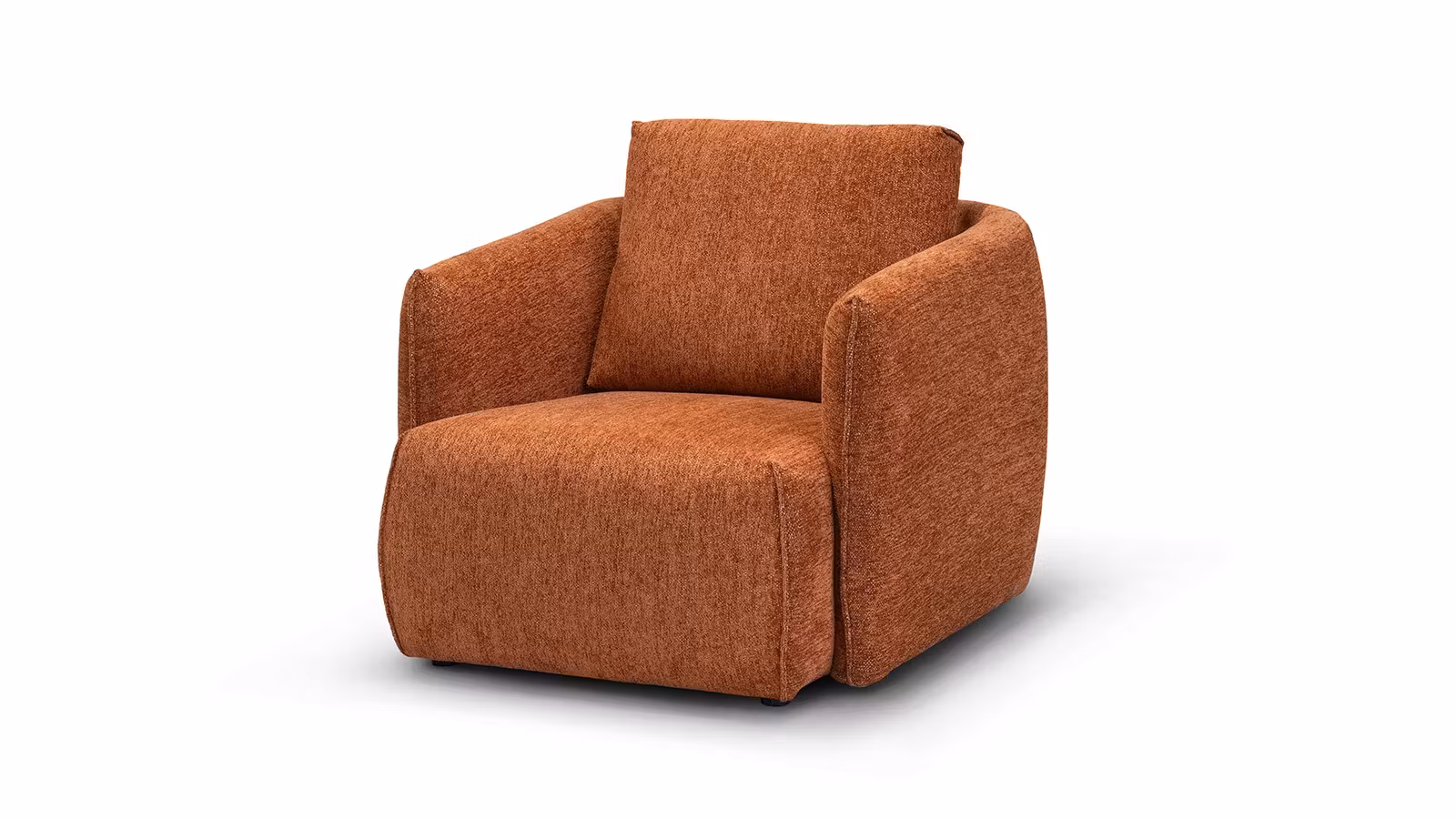 Fotoliu Colin textil Raven Brick Red