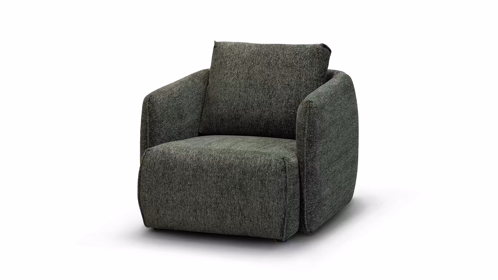 Fotoliu Colin textil Raven Green