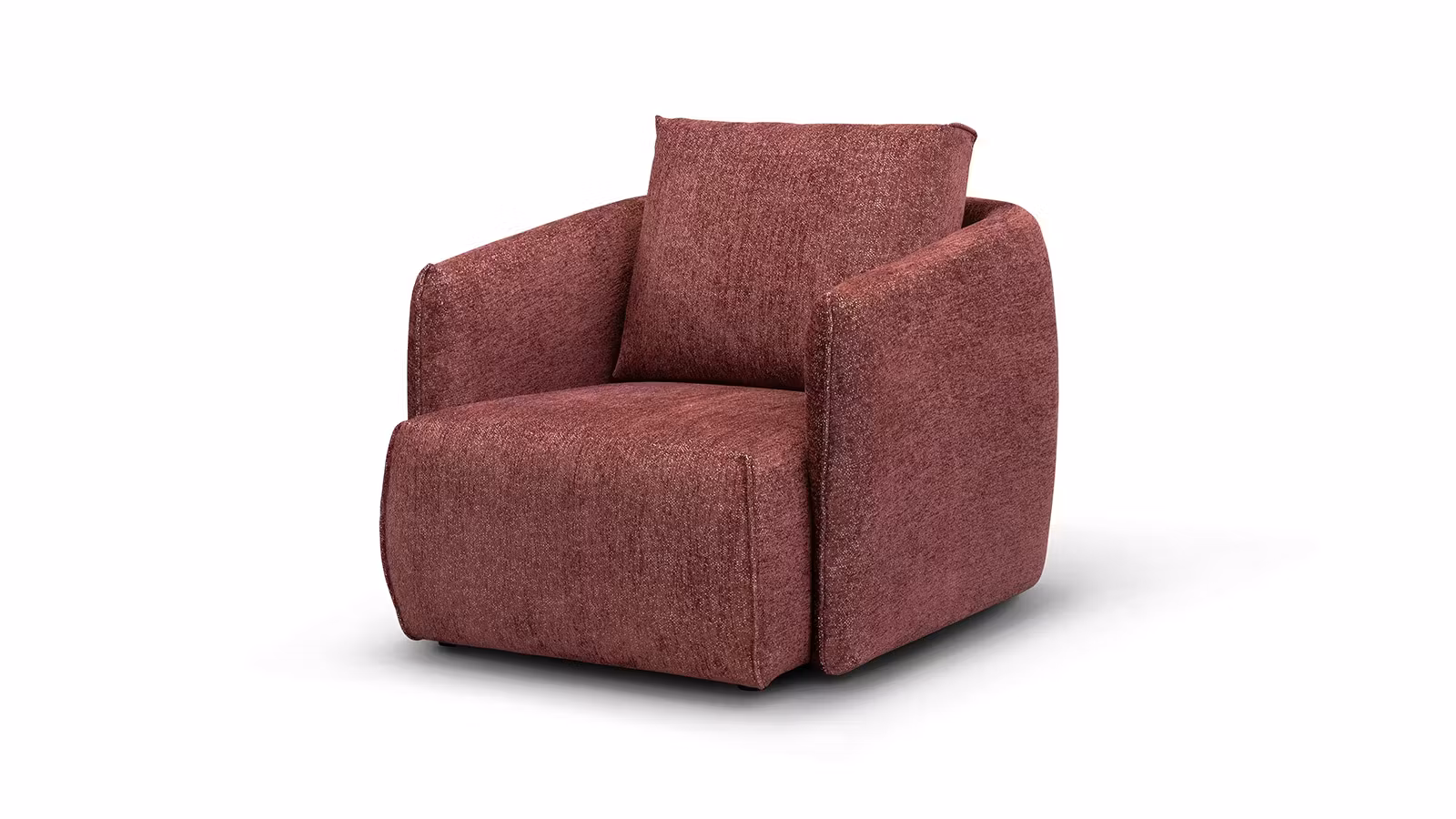 Fotoliu Colin textil Raven Wine
