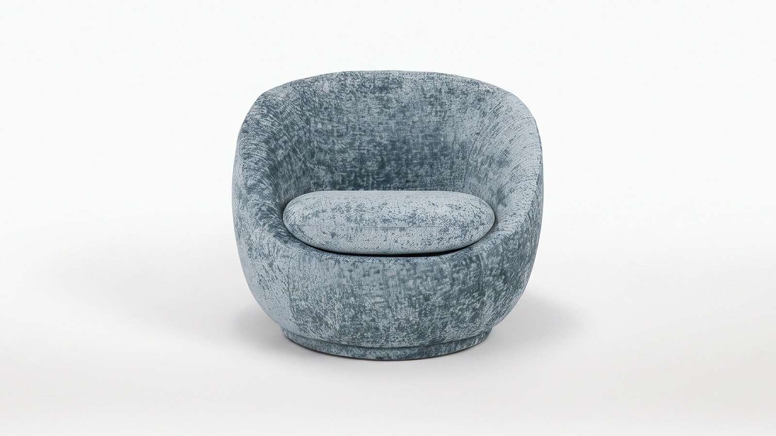 Fotoliu rotativ Terrasini Textil Cloud Blue