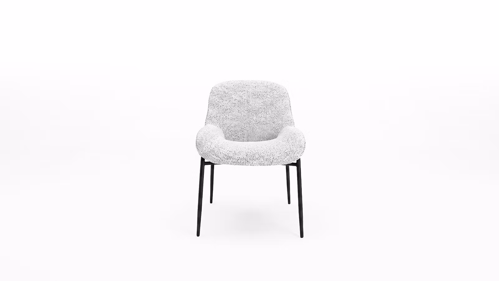 Scaun Denver textil Chess Gri deschis