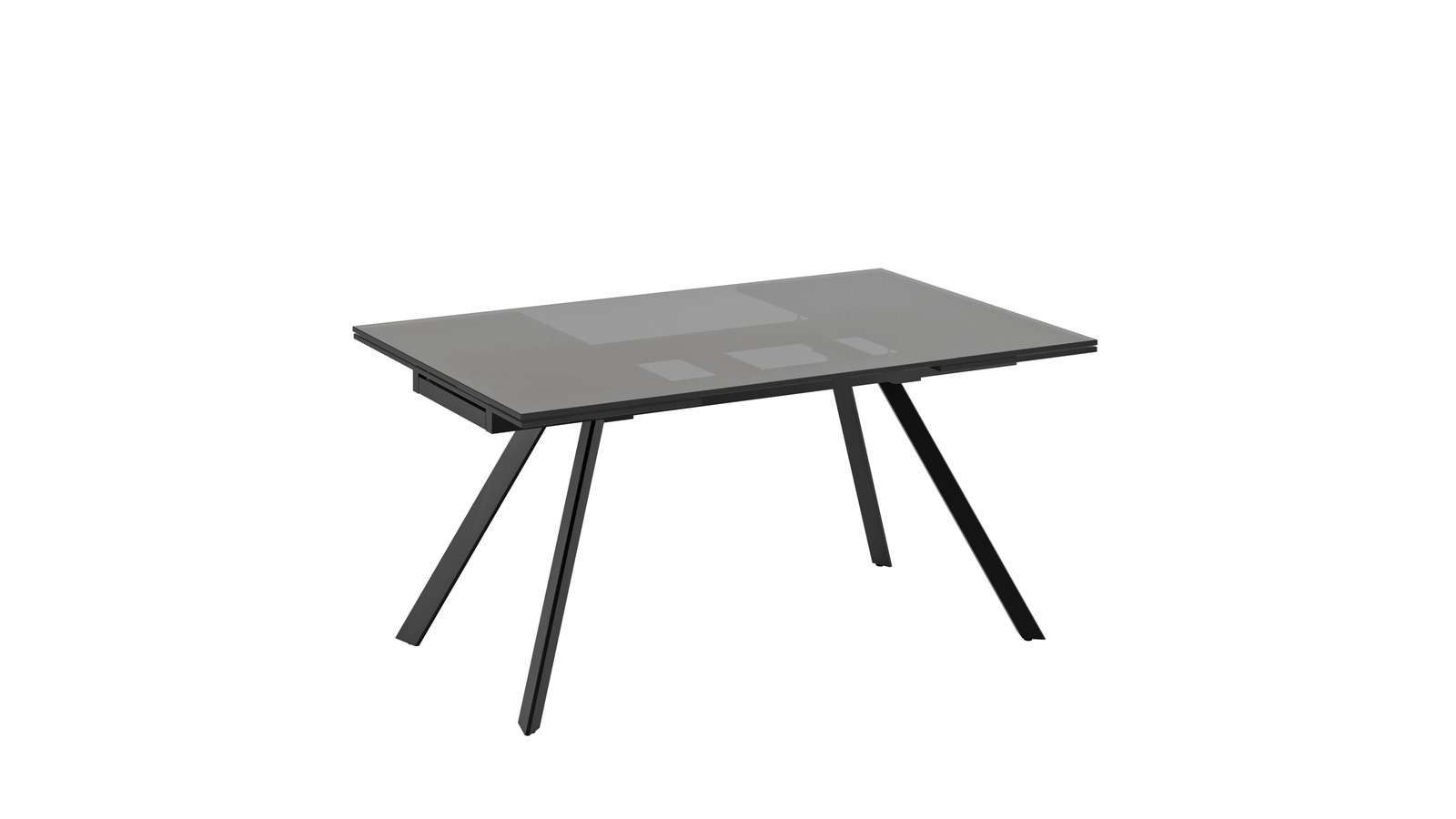 Masa extensibila Smokey Sticla Fume Nero 160(240)x90