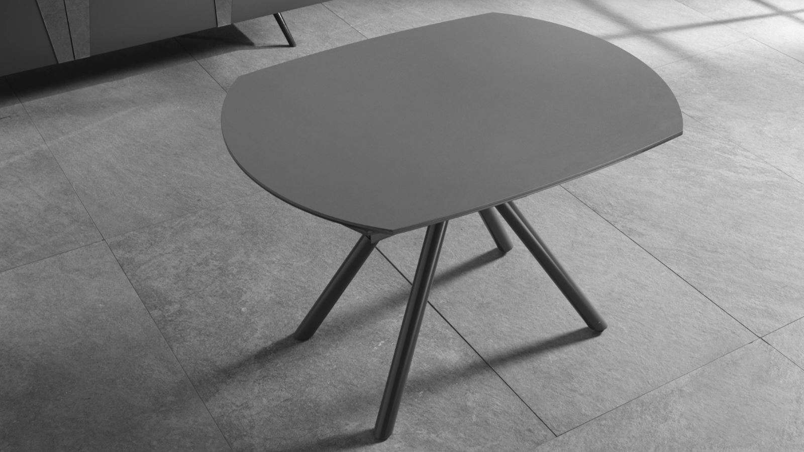 Masa Extensibila Kyoto Four ceramica Dark Grey