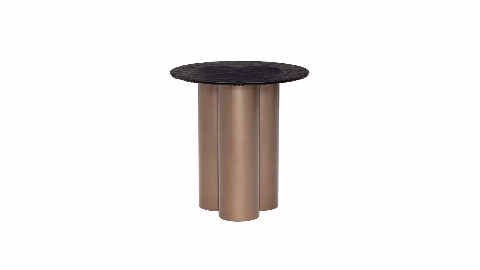 Masuta de cafea Nera Wavy Brown/Lux Bronze 56 cm