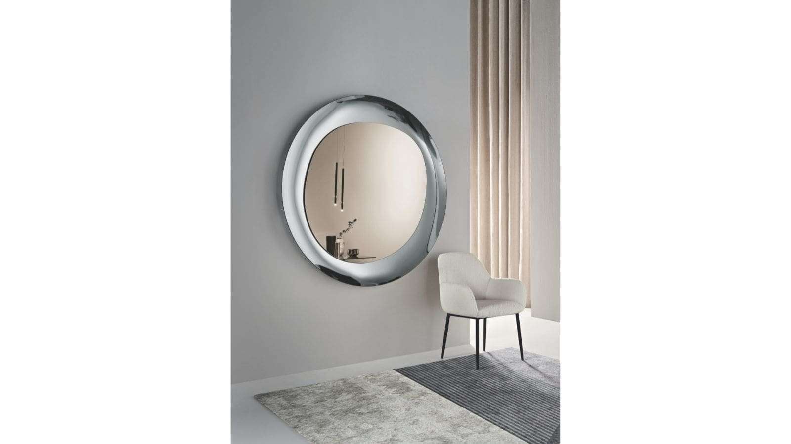 Oglinda rotunda Luxor Bronze/Fume 150