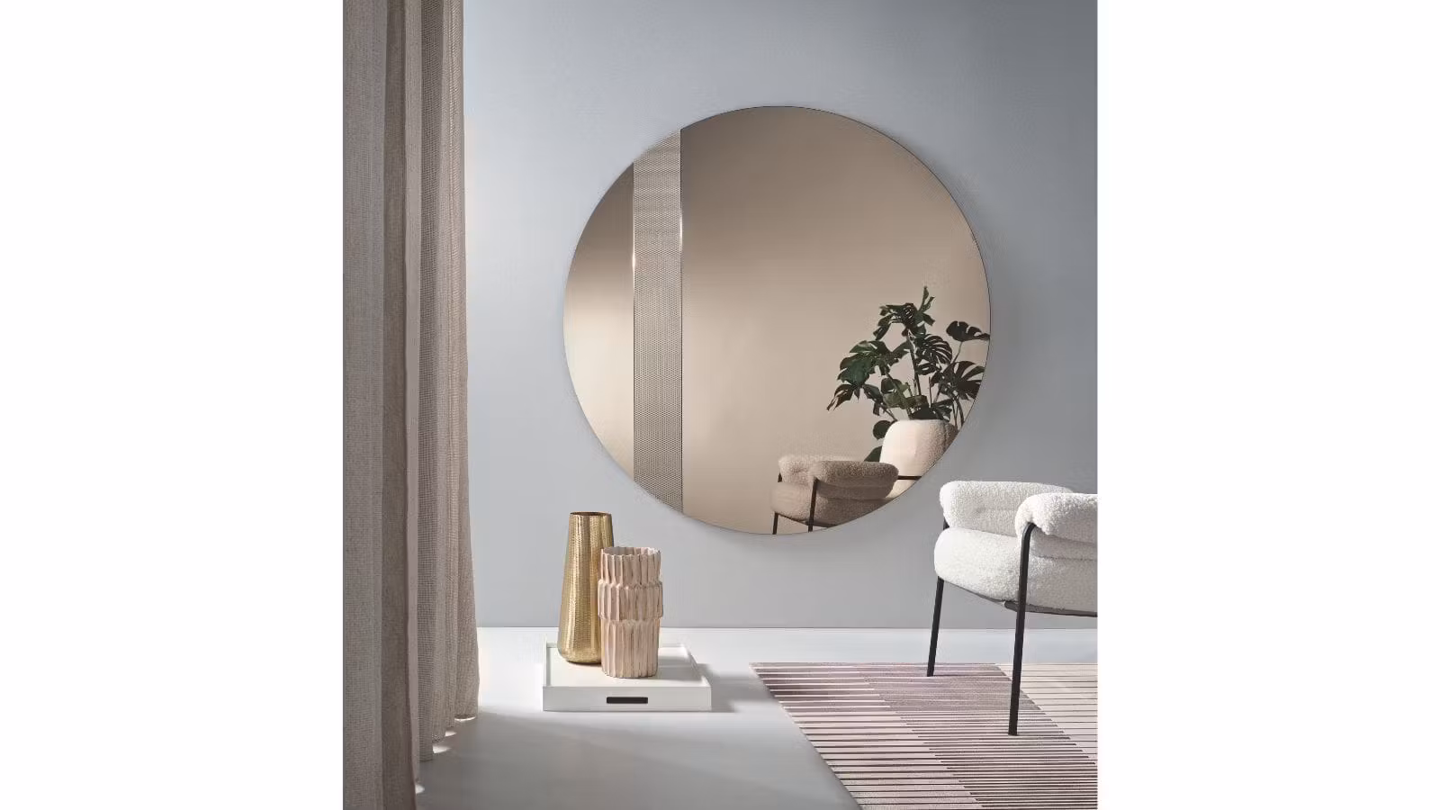 Oglinda rotunda Shine Bronze 120