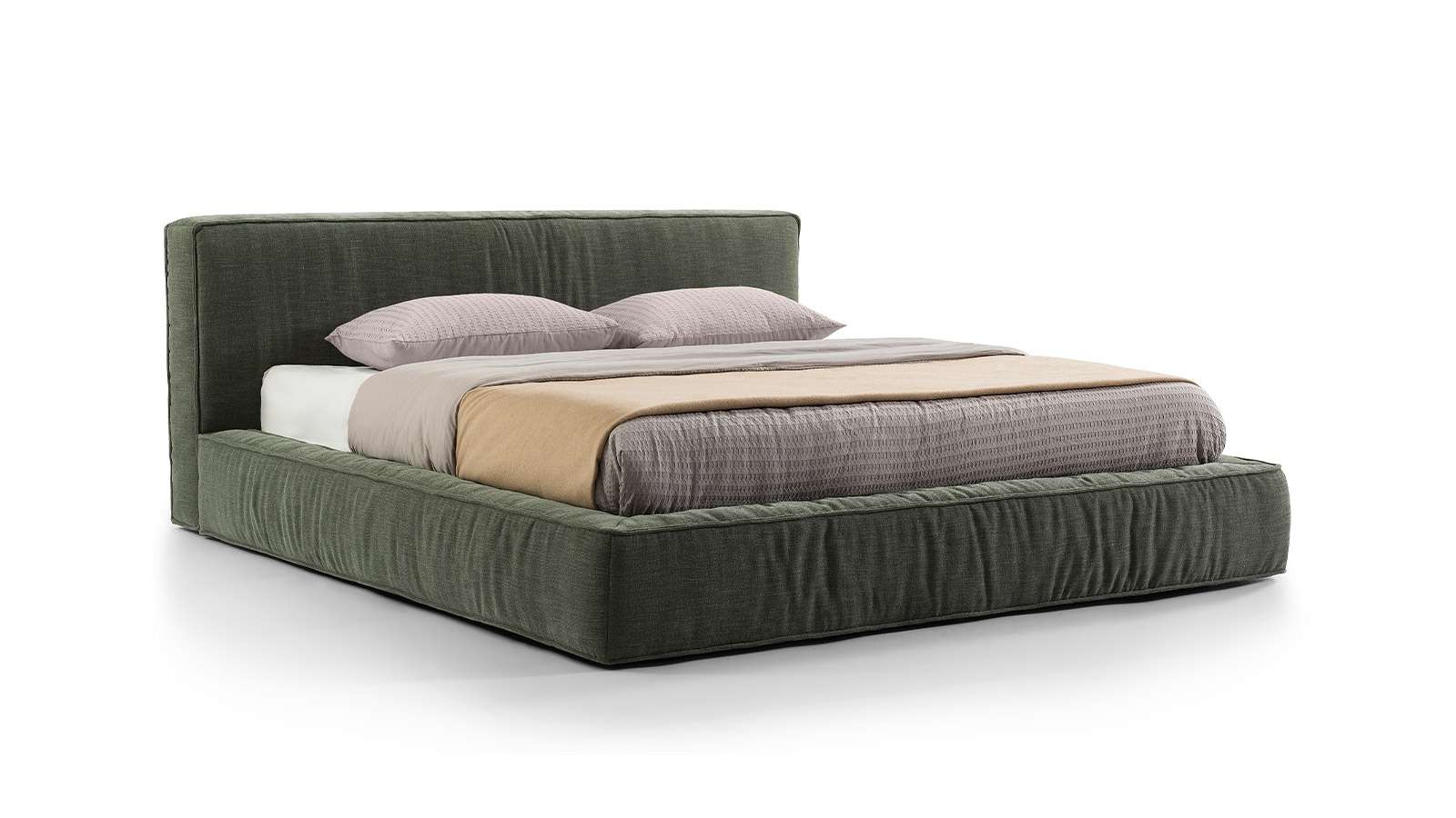 Pat Grace cu lada depozitare textil Tuscany Green 180x200