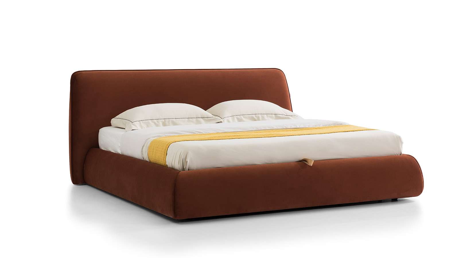 Pat Jayne cu lada depozitare textil Meg Caramel 160x200