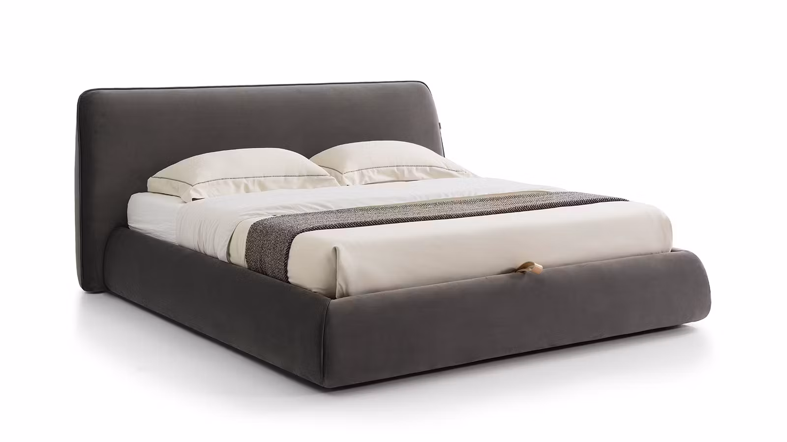 Pat Jayne cu lada depozitare textil Meg Taupe 160x200