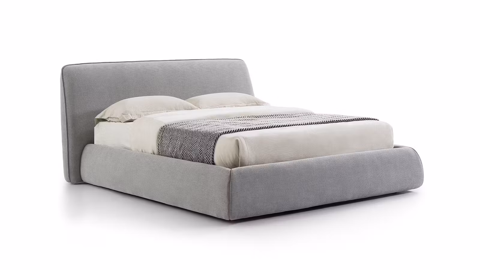 Pat Jayne cu lada depozitare textil Neutral Grey 180x200
