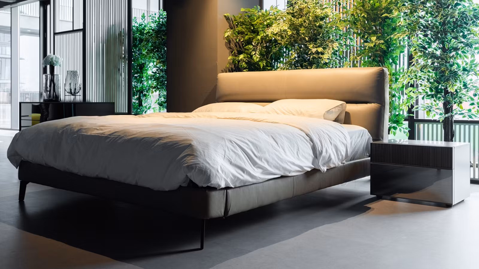 Pat Cut Piele Denver Grigio Scuro 180x200