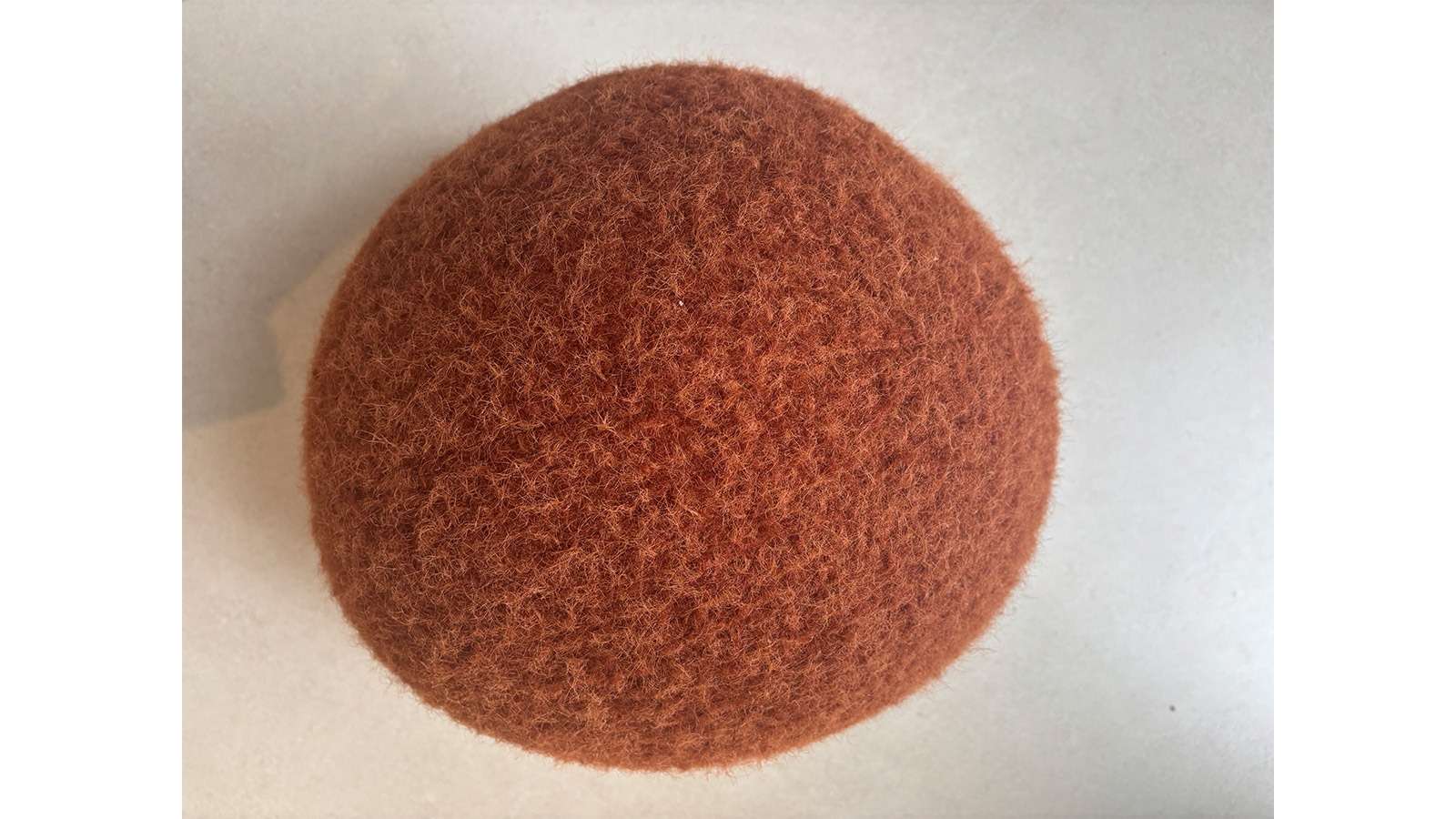 Pernuta decorativa rotunda 30x30 cm textil Portocaliu