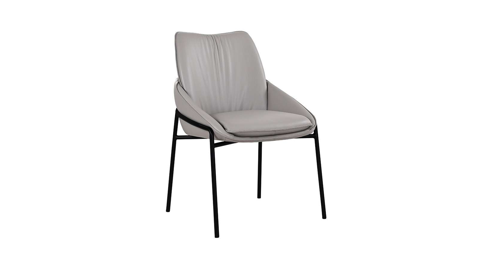 Scaun Dover piele Grey
