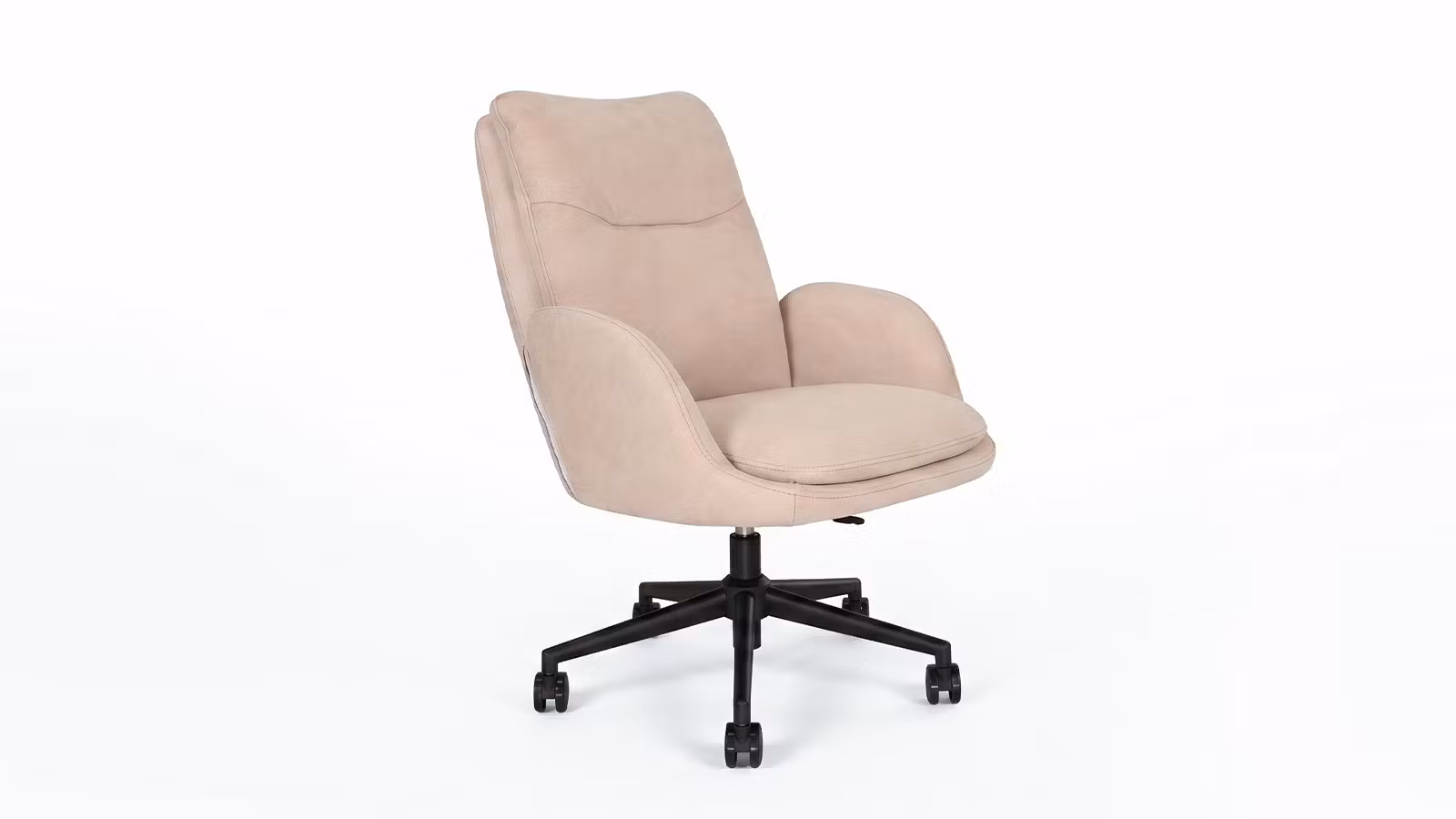 Scaun rotativ de birou Lord piele Positano Oatmeal