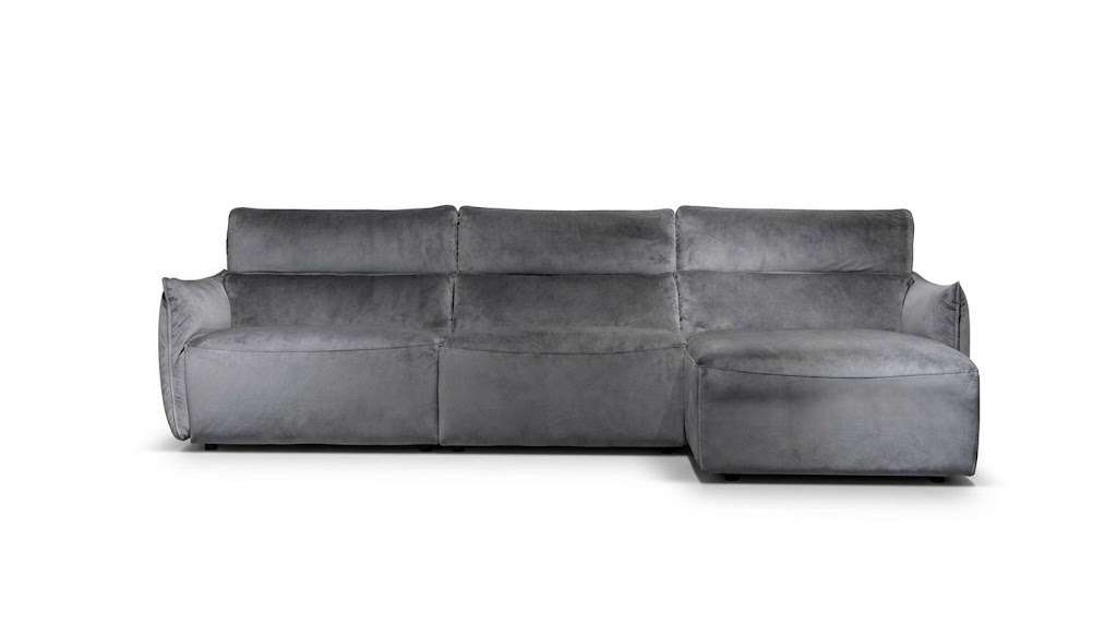 Canapea cu sezlong Stupore Brezza Dark Grey, dreapta