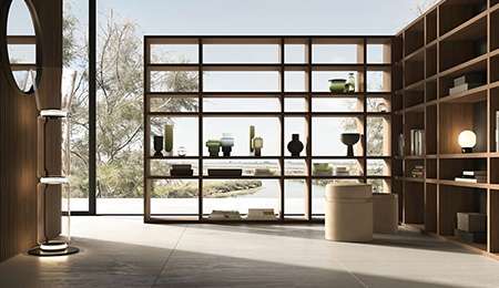 Biblioteca living pentru un decor de exceptie | Rovere